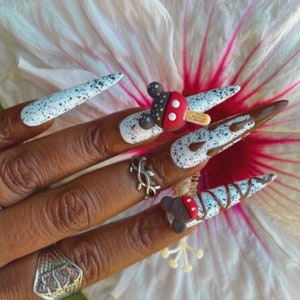 Kawaii Press On Nails - Kekse und Sahne Nägel