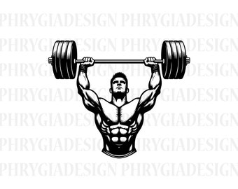 Bodybuilder Svg , Muscle Man Svg , Gym Svg , Bodybuilding Clipart , Bodybuilder Shirt Svg , Workout Svg , Fitness Svg , Weightlifting Svg