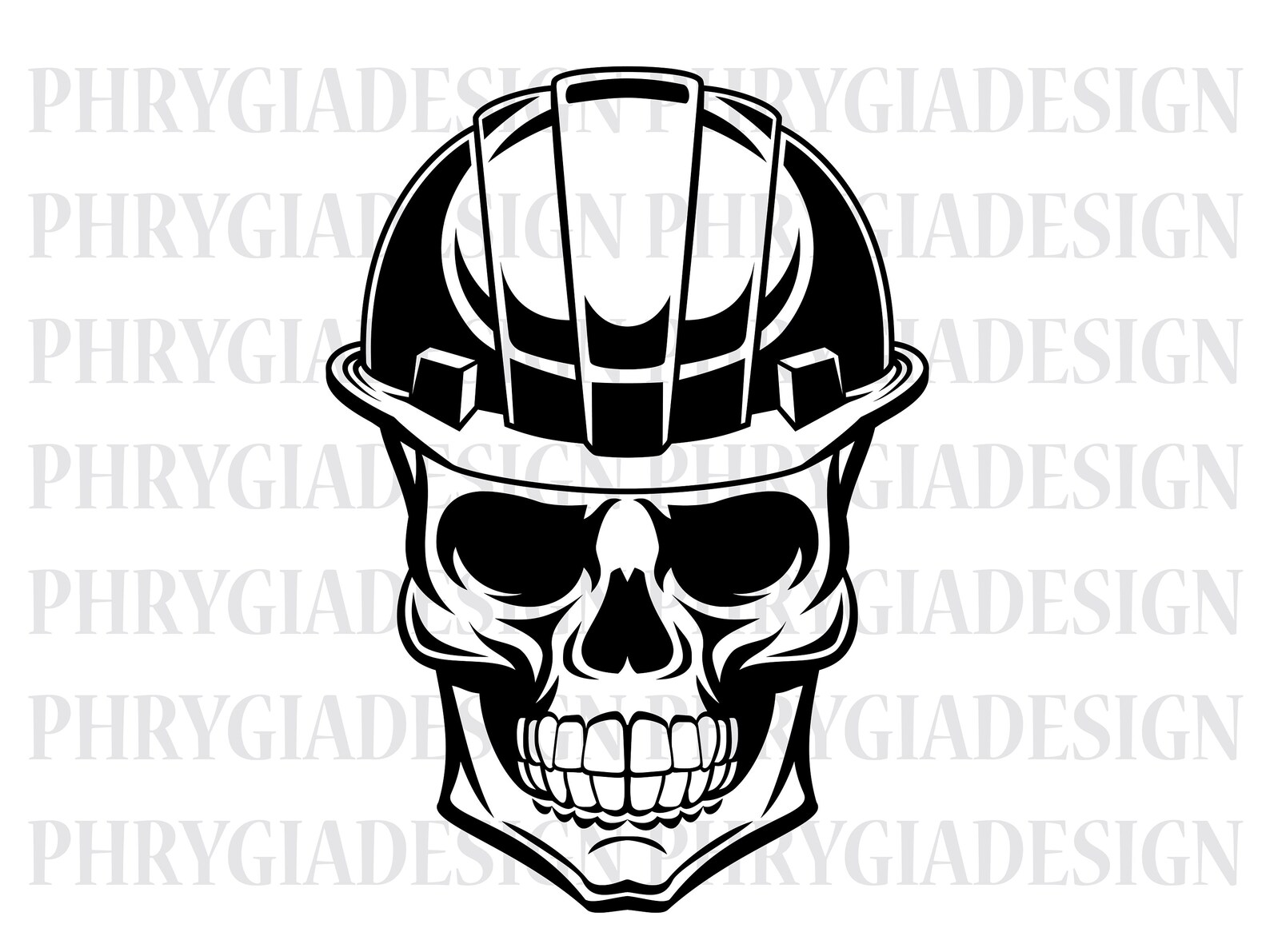 Skull With Hard Hat Svg Png , Construction Svg , Construction Shirt ...