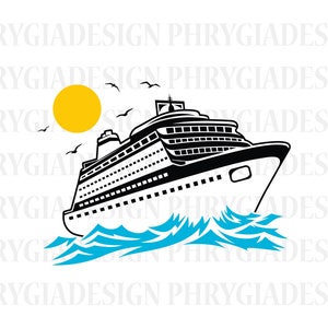 Cruise Ship Svg , Cruise Vacation Svg , Boat Svg , Ship Svg , Yacht Svg , Cruise Ship Vector , Digital Download , Instant Download
