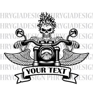 Motorcycle Rider Svg Png , Motorcycle Svg , Chopper Svg , Motorcycle Skull Svg , Motorcycle Skeleton Svg , Digital Download , Skull Svg