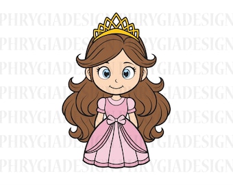 私の大好きなプリンセスが私をママと呼ぶ SVG、かわいいプリンセスママ