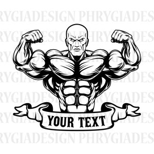 Bodybuilder Svg , Gym Svg , Muscle Man Svg , Bodybuilding Svg , Bodybuilder Shirt Svg , Biceps Svg , Digital Download