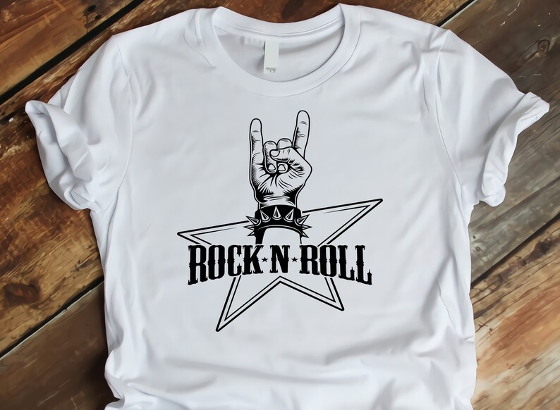 Rock and Roll Svg Png Rock and Roll Music Svg Rock Hand - Etsy