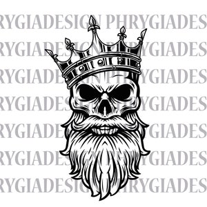 King Skull Svg , Skull Svg , Skull King Svg , King Skull Clipart , Skeleton Svg , Skull Clipart , Skull Vector , King Skull Shirt Svg