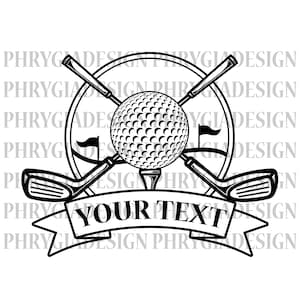 Golf Svg Png , Golf Name Frame Svg , Golf Monogram , Golfing Svg , Golf Ball Svg , Golf Clipart , Golf Club Svg , Digital Download