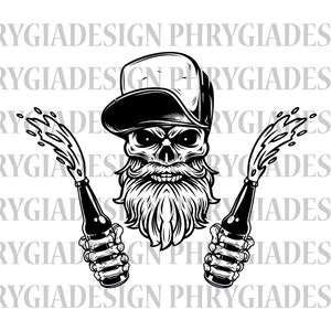 Skeleton Beer Svg , Skeleton Drinking Beer Svg , Beer Svg , Beer Bottle Svg , Alcoholic Drink Bar Pub Drunk Alcohol , Digital Download
