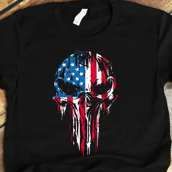 US Punisher Skull Svg , USA Skull Svg , USA Skull 4th Of July , Punisher Skull Svg , American Flag Punisher , Skull Punisher Svg