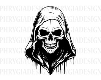 Sensenmann geschnitten Datei - Tod - Skelett - Sarkasmus - Horror T-Shirt - Halloween Schmuck - Digitaler Download