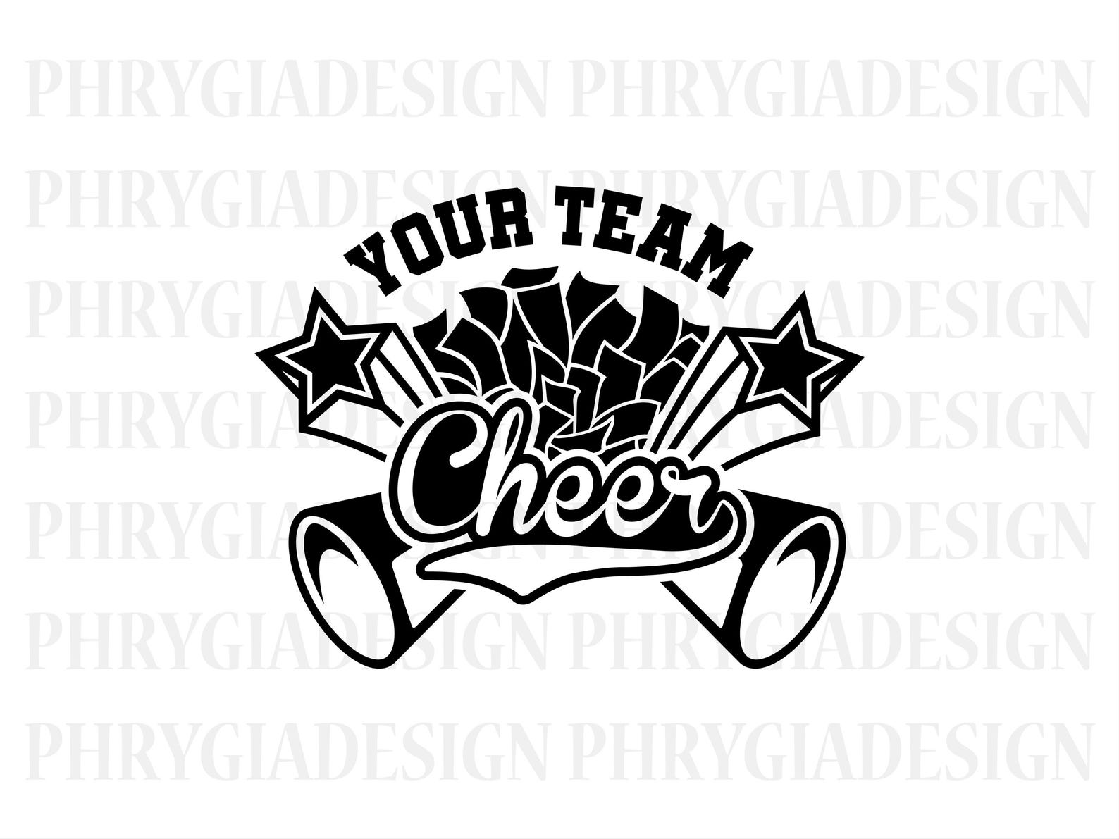 Cheer Cone Vector Cheer Svg Png , Cheerleader Svg , Cheerleading Shirt , Megaphone Svg ...