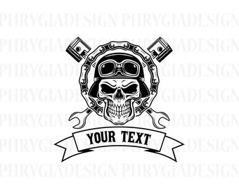 Motorcycle Skull Svg Png , Motorcycle Svg , Motorcycle Rider Svg , Motorcycle Skeleton Svg , Biker Skeleton Svg , Chopper Svg , Biking Svg