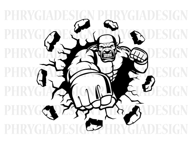 Infighting Svg Fighter Svg , Fighting Svg , Boxer Svg , Boxing Svg , Sports Knockout ...