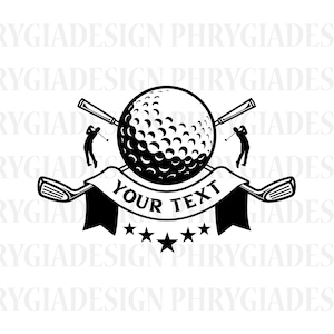 Golf Svg Png , Golf Name Frame Svg , Golf Monogram Svg , Golf Ball Svg , Golfing Svg , Golf Cut File , Digital Download , Instant Download