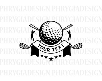 Golf Svg Png , Golf Name Frame Svg , Golf Monogram Svg , Golf Ball Svg , Golfing Svg , Golf Cut File , Digital Download , Instant Download