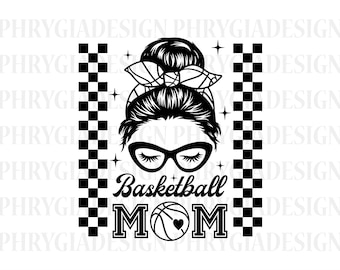 Mamá de baloncesto Svg, Mamá de baloncesto Svg, Camiseta de baloncesto Svg, Diseño de camiseta de mamá de baloncesto, Archivo de corte de baloncesto, Baloncesto Png