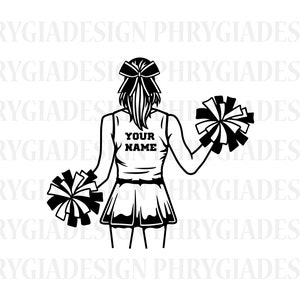 Cheerleader Name Svg , Cheerleader Svg , Cheer Dance Svg , Cheerleader Shirt Svg , Cheer Svg , Cheer Png , Digital Download