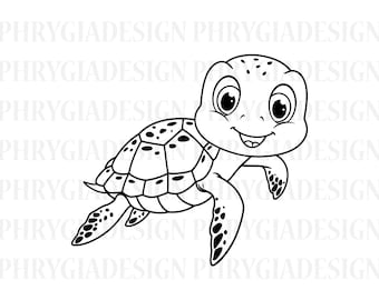 Cute Baby Turtle Svg , Turtle Svg , Sea Turtle Svg , Baby Turtle Svg , Turtle Shirt Svg , Turtle Png , Turtle Clipart , Digital Download