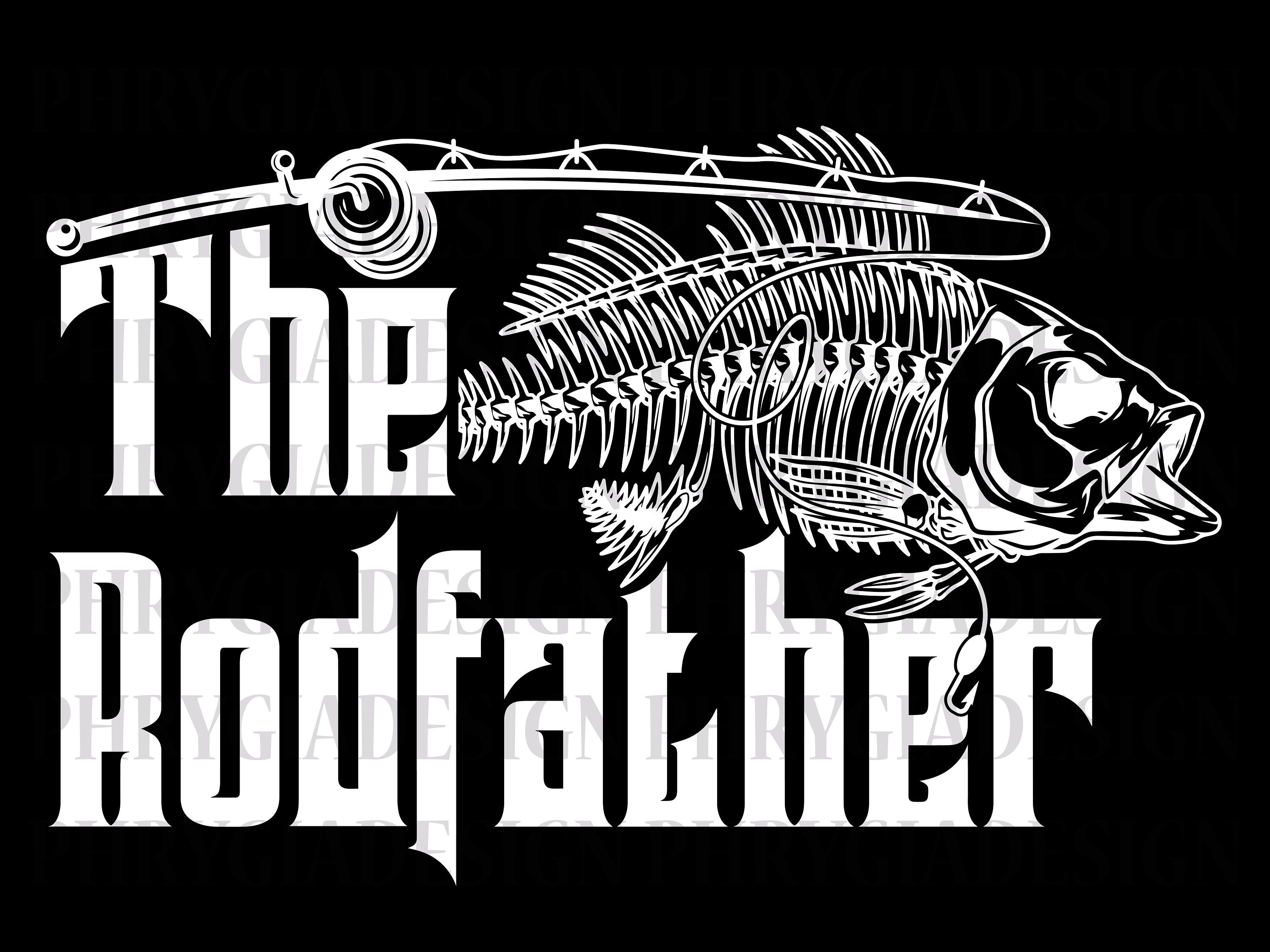 El Rodfather Svg Pesca Svg Papá Svg Refranes de pesca - Etsy México
