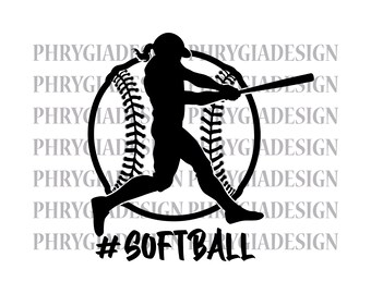 Softball Svg Png , Softball Sport Svg , Softball Clipart , Softball Png , Softball Vector , Sports Svg , Softball Player Svg