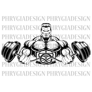Bodybuilder Svg Png , Muscle Man Svg , Gym Svg , Biceps Svg , Bodybuilding Clipart , Bodybuilder Shirt , Sublimation Design,Digital Download