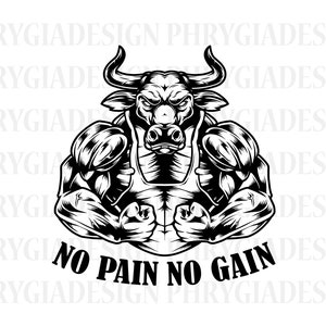 Bull Body Builder Svg , Bodybuilding Svg , Muscle Man Svg , Gym Svg , Biceps Svg , Bodybuilder Shirt Svg , Fitness Svg , Sports Svg