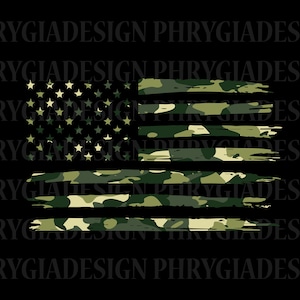 Camo USA Flag Png , Camoflauge Png , USA Flag Camoflauge , US Camo Png , Camo Png , Army Shirt , Military Shirt , Veteran Svg
