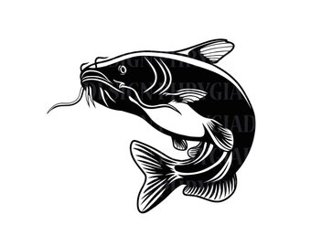 Pesce gatto in formato Svg, Clipart di pesce gatto, Pesca del pesce gatto in formato Svg, Pesce gatto Png, Pesca in formato Svg, Pesca al siluro in formato Svg, Pesce in formato Svg, Pescatore in formato Svg