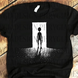 Alien SVG, Alien Shirt, Alien Clipart, Weltraum, Planet, Alien Sublimationsdesign, Sofort Download, digitaler Download