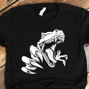 T-Rex Dinosaur Svg Png , Angry Dinosaur Svg , T-Rex Svg , Dinosaur Svg , Dinosaur Design , Jurassic Svg , Trex Clipart , Digital Download image 3