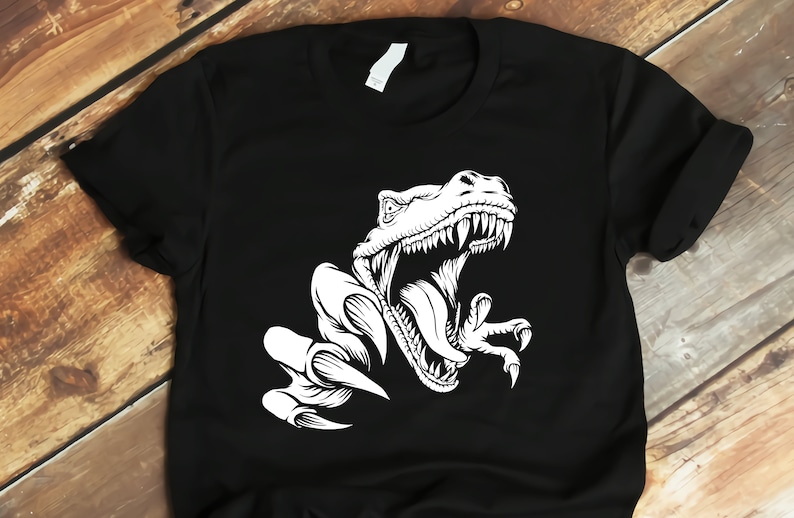 T-Rex Dinosaur Svg Png , Angry Dinosaur Svg , T-Rex Svg , Dinosaur Svg , Dinosaur Design , Jurassic Svg , Trex Clipart , Digital Download image 3