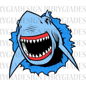 Shark Svg Png , Shark Clipart , Shark Design , Ocean Svg , Shark Sublimation Design , Shark Fish Svg , Shark Silhouette , Digital Download