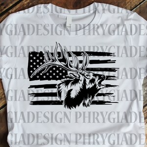 US Elk Deer Svg Elk Antler Svg Deer Clipart Deer Png - Etsy