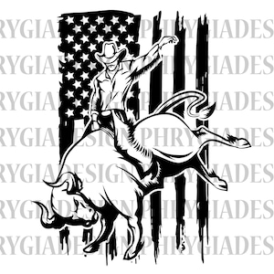 Rodeo Svg , Bull Rider Svg , Ranch Western Country Farm , Cowboy Svg , Bull Riding Svg , Digital Download , Instant Download