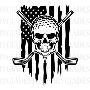 Golf Skull Svg , Golfing Svg , Golf Svg , Golf Clipart , Golf Ball Svg , Golf Master Svg , Skull Golf Svg  , Golf Shirt , Golf Png
