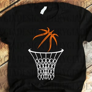 Basketball Hoop Svg Png , Basketball Net , Basketball Svg , Basketball Sublimation Design , Ball Svg , Instant Download