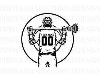 Lacrosse Player Svg , Personalized Name Svg , Lacrosse Mom Svg , Lacrosse Clipart , Lacrosse Cutfile , Lacrosse Dad Svg , Lacrosse Game Svg