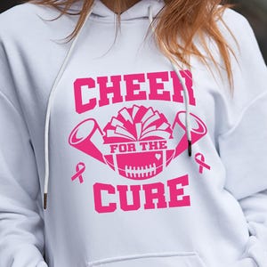 Cheer For The Cure Svg , Football Breast Cancer Svg , Breast Cancer Svg , Pink Ribbon Svg , Football And Cheer Svg , Breast Cancer Football