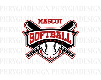 Svg de sóftbol, Svg de jugador de sóftbol, Archivo de corte de sóftbol, Diseño de camiseta de sóftbol, Clipart de sóftbol, Svg de plantilla de sóftbol, Svg de mamá de sóftbol