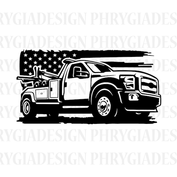 US Tow Truck Svg Png , Tow Truck Driver Svg , Tow Truck Clipart , Truck Svg , Tow Truck Shirt , Truck Driver Shirt , Digitial Download