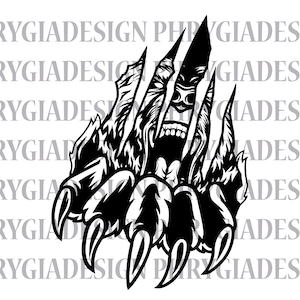 Bear Claws Scratch Svg , Bear Svg , Grizzly Bear Svg , Bear Claw Mark Svg , Wild Animals Svg , Bear Clipart , Bear Vector , Bear Shirt Svg