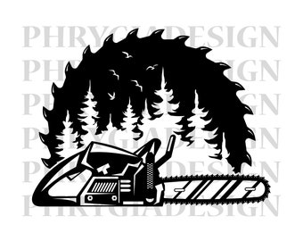 Wood Saw Blade Svg Png , Lumberjack Svg , Logger Svg , Wood Blade Svg , Chainsaw Svg , Digital Download , Instant Download