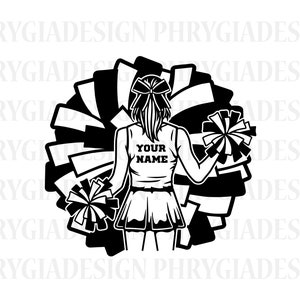 Personalized Name , Cheerleader Name Svg , Cheerleader Svg , Cheer Dance Svg , Cheerleader Shirt Svg , Cheer Svg , Cheer Png , Cheer Mom Svg