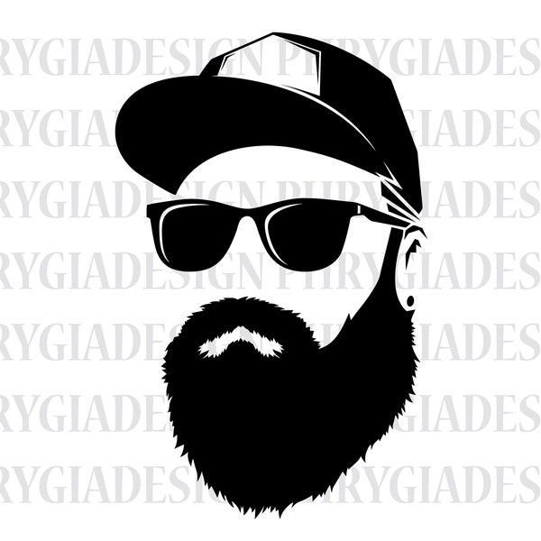 Funny Beard Stickers - Etsy