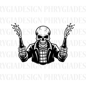 Skeleton Beer Svg Png , Skeleton Drinking Beer Svg , Beer Svg , Beer Bottle Svg , Alcoholic Drink Bar Pub Drunk Alcohol