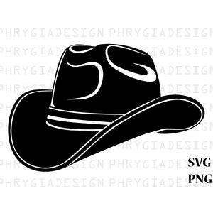 Cowboy Hat Svg Png  , Country Western Svg / SVG, Vinyl Cut File , Cutting , Silhouette Cut Files , Cricut Cut Files , Digital Download