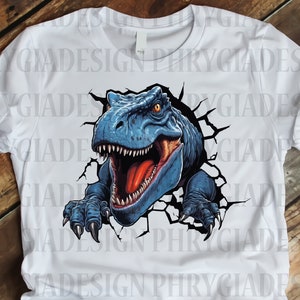 Dinosaurio T-Rex, Diseño de Sublimación de Dinosaurios, T-Rex Png, Dinosaurio Png, Diseño de Camiseta, Impresión Dtg, Trex Calipart