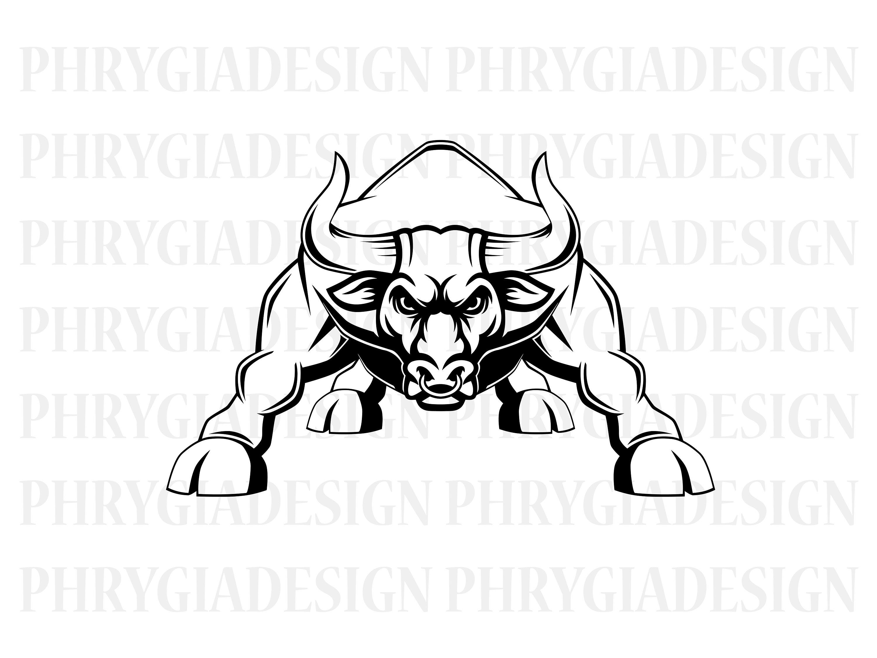 Angry Bull Svg , Bull Svg , Bull Head Svg , Angry Bull Face Svg , Bull ...