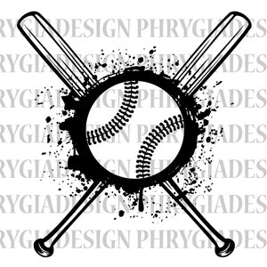 Baseball Svg Png, Baseball Grunge Svg, Baseball Dsitressed, Maglia da baseball Svg, Sport Svg, Softball Svg, Download digitale