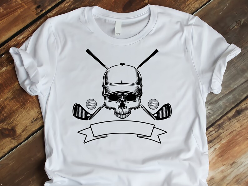 Golf Skull Svg Png Golf Svg Skull Svg Golf Clipart Etsy