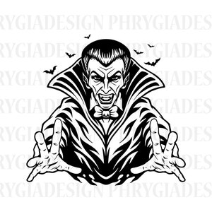 Dracula Svg , Vampire Svg , Halloween Svg , Horror Svg , Vampire Svg , Vampire Vector , Vampire Shirt Svg , Bats Svg